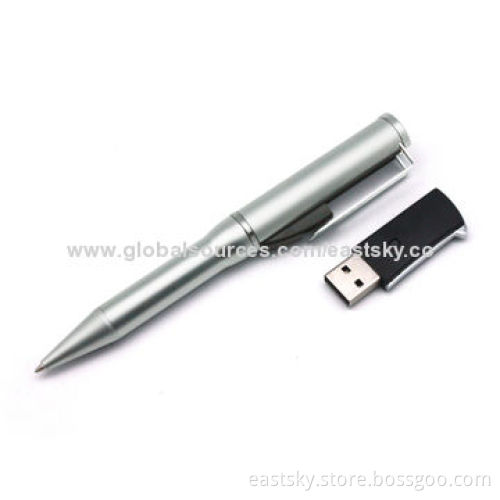 Pen-shaped USB Drive, Data Retention More Than 10 Years, No Driver Needed, Deft Configuration